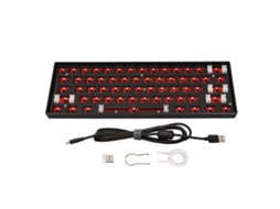 Kit Diy De Teclado Mecânico Com 61 Teclas