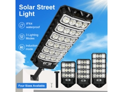 Tipo D-elfeland 50w Candeeiro De Rua Solar Exterior Com Sensor De Movimento Ipx4 À Prova De Água 3 Modos De Luz Foco Led