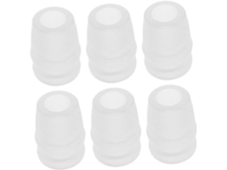 Conjunto De 6 Válvulas Reposição, Bocal Silicone E Bico Hidratação Para Garrafa Água.