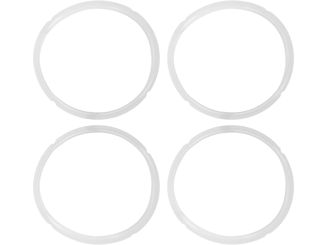 Conjunto De 4 Juntas Vedação Para Panela Pressão Elétrica Kesyoo, Anéis De Silicone Reforçados, 20cm De Diâmetro Interno