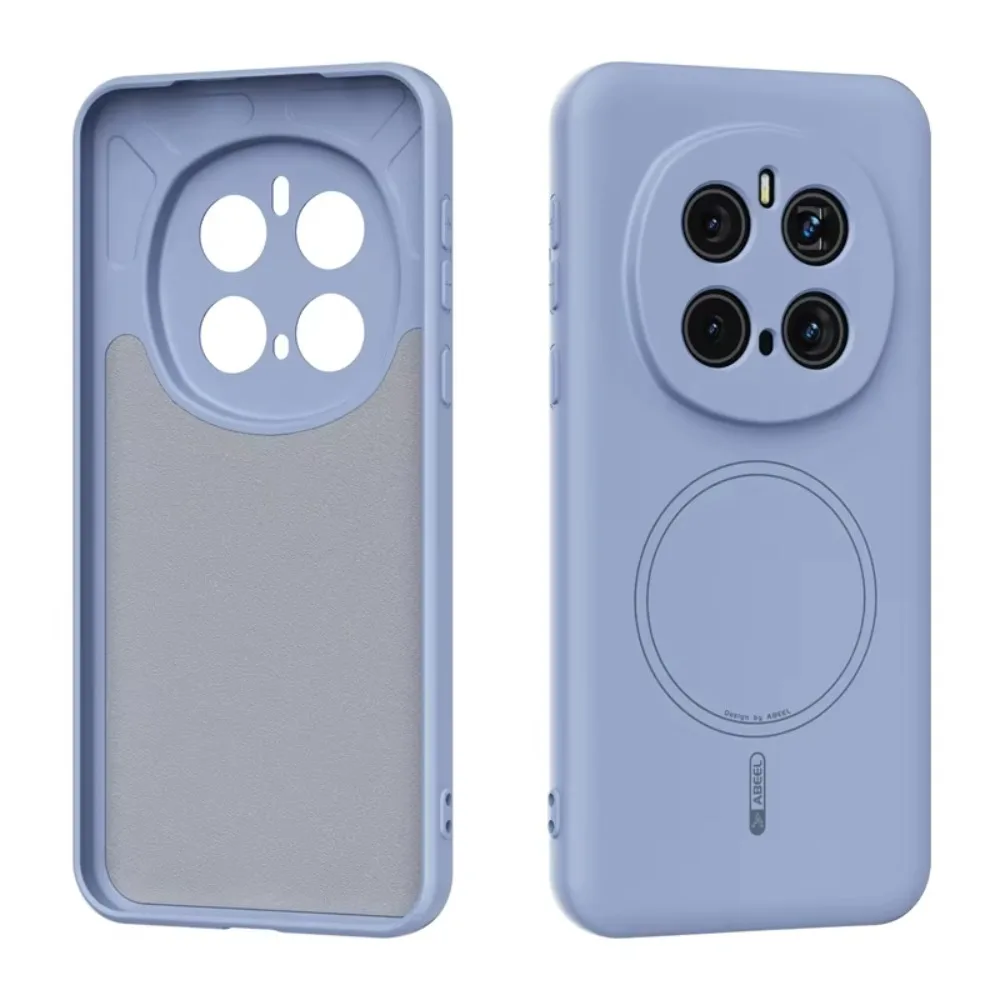 (sky Blue, Honor Magic8 Pro) Pele-friendly Toque Suave Silicone Magnético Sucção Telefone Caso, À Prova De Choque, Carregamento Sem Fio