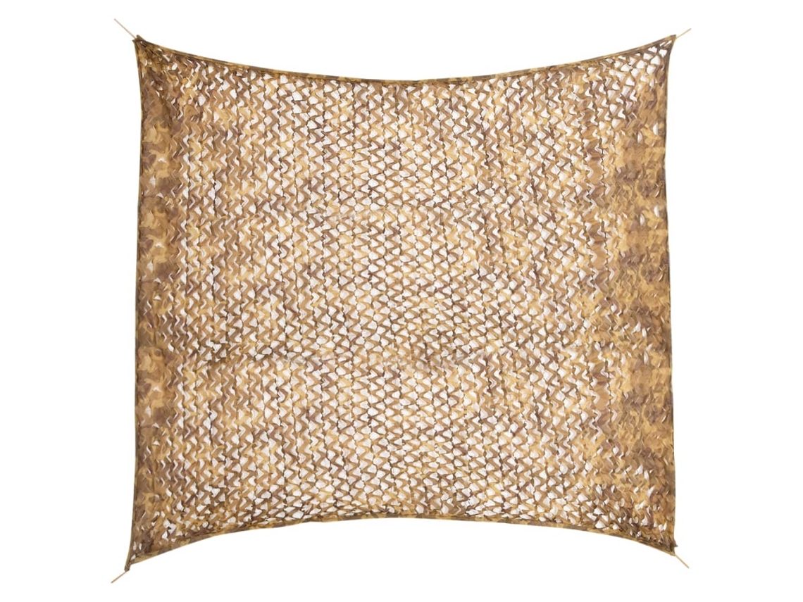 Vidaxl Rede De Camuflagem Com Saco De Arrumação 316x296 Cm Areia