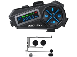 Intercomunicador Bluetooth JYTGALX, alcance 500m, 2 em 1 (preto)