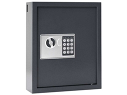 Vidaxl Cofre Digital Cinzento Escuro 30 X 10 X 36,5 Cm Aço