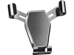 Suporte Para Celular Veicular Em Abs Preto Com Clipe De Fixação Estável Para Smartphones.