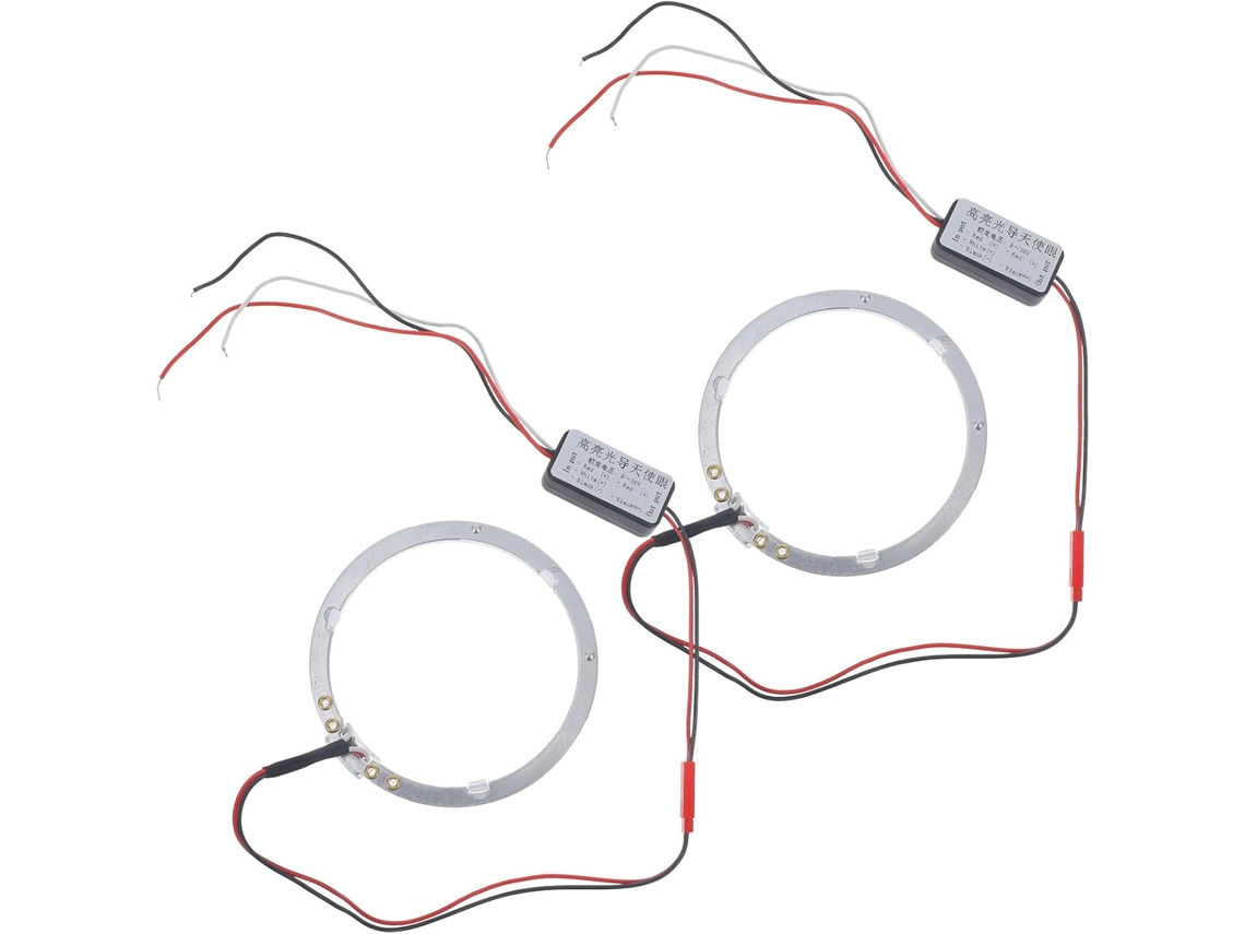 2 Anéis De Luz Led Branca 2