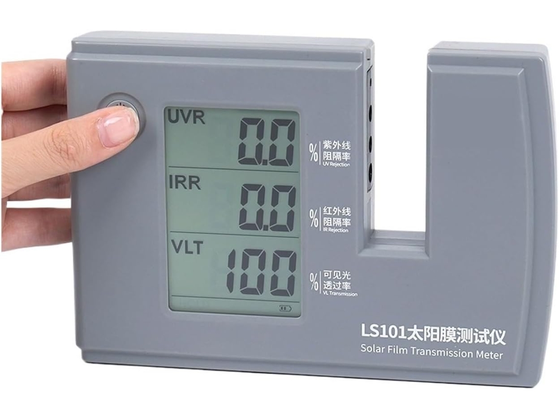 Medidor de Transmitância Ls101 para Detecção de Películas de Proteção Solar em Vidros, Infravermelho e Ultravioleta. SFUSHOS