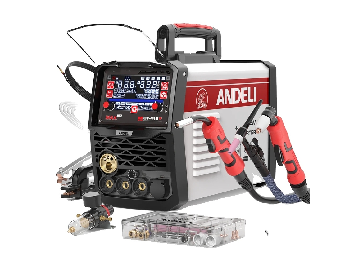 Máquina De Soldagem Mig, Tig E Eletrodo, Mct-416p