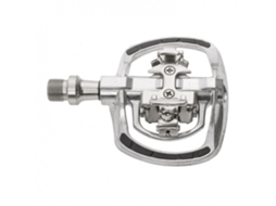 Click Pedal Drag-T1 9/16 Inch Silver Set M-WAVE
