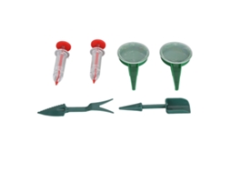 Conjunto De 6 Ferramentas De Semeadora Portátil Mini Manual Para Jardinagem