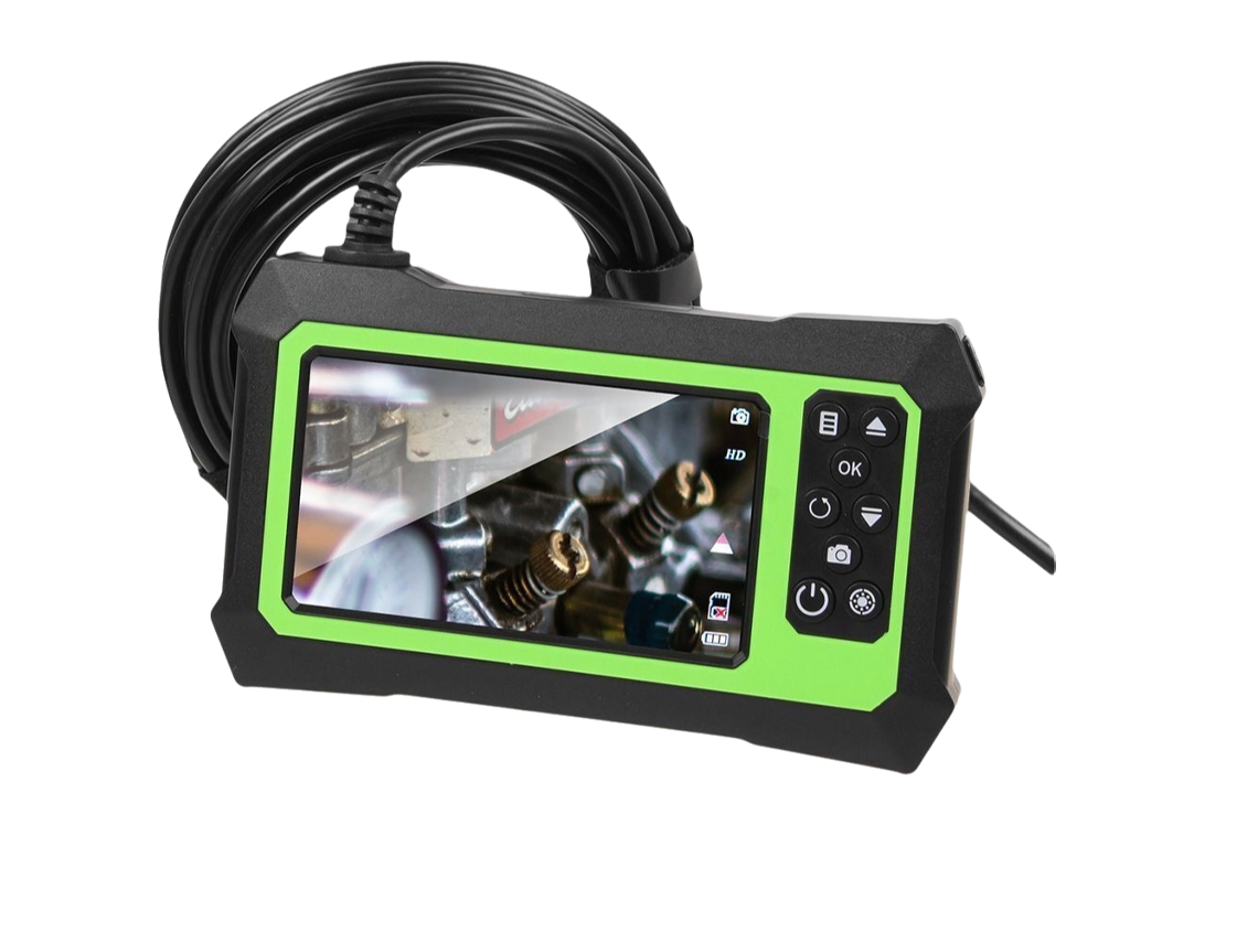 Endoscópio Industrial Com Câmera Endoscópica Hd 1080p, Tela Lcd Colorida De 4,3 Polegadas Para Análise Ao Vivo Em Tempo Real, 8 Luzes Led Ajustáveis C