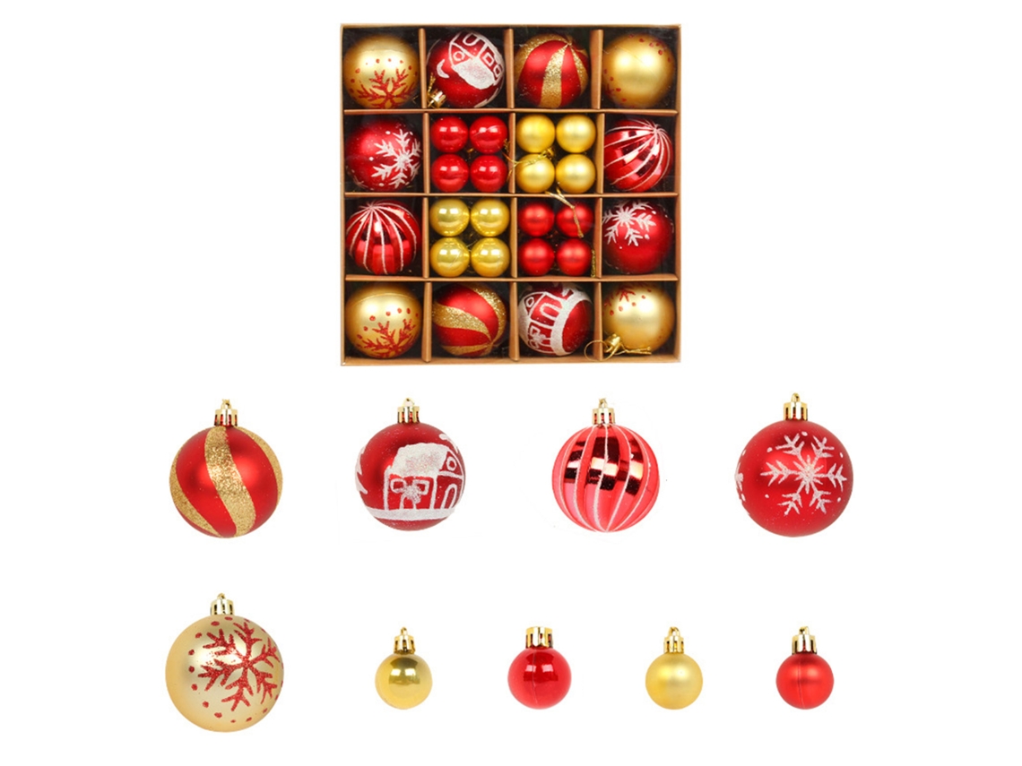 Laxiscreed Conjunto De Caixas De Presente Natal Vermelhos E Dourados Para Enfeites