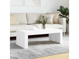 Vidaxl Mesa De Centro 102x50x36 Cm Madeira Processada Branco