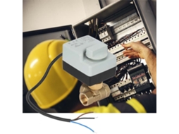 Válvula De Esfera Eléctrica Brass Laxiscreed Com Comutador Manual – Funcionalidade Ac220v