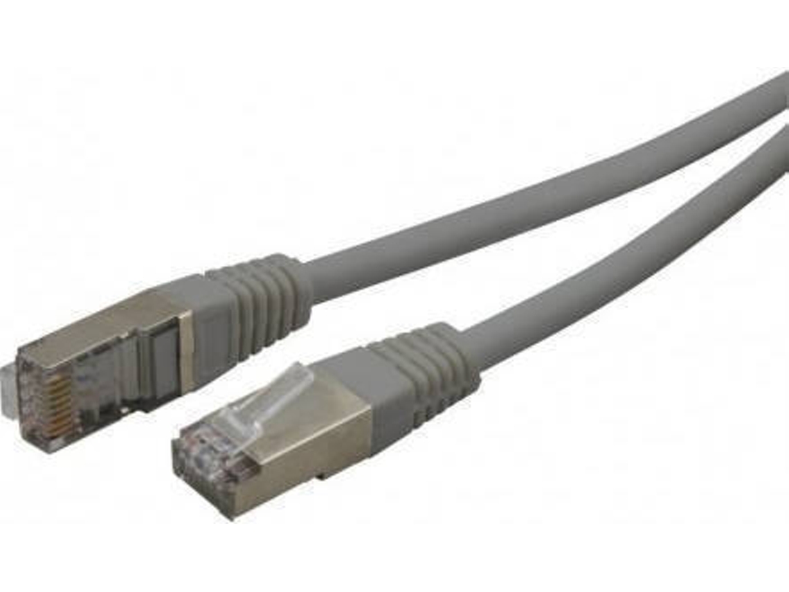 Cabo de Rede WAYTEX (RJ45 - 5 m - Cinzento)