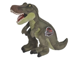 Peluche Universal T Rex Jurassic Park 25 Cm Marrom Para Crianças A Partir De 3 Anos Linha Plush