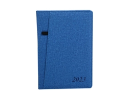 Caderno Em Inglês Com Marca-página Mais Largo, Escrita Brilhante De Duas Faces, Agenda Portátil Em Espanhol Para Trabalho, Cor Azul