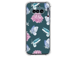 Capa Tumundosmartphone De Silicone Resistente A Impactos Para Nothing Phone 4a 5g Com Estampa Floral E 10 Padrões
