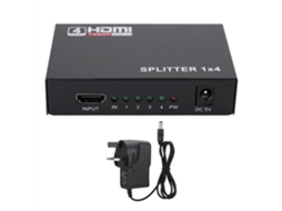 Laxiscreed Conversor Hdmi Com 1 Entrada E 4 Saídas Para Projetos Multimédia