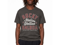 Rockinstone Rocky Movie The Italian Stallion Solid Smoke Adult T-shirt Size:s