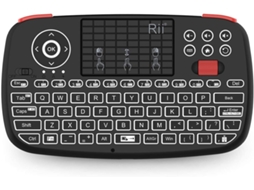 Mini teclado Bluetooth com touchpad, teclado sem fio portátil com adaptador USB 2.4G Slowmoose