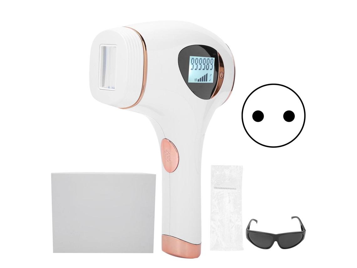 Aparelho de depilação IPL para uso doméstico, máquina de depilação profissional ajustável para braços, axilas e pernas.