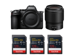 Z5 Ii + 50mm F/1.8 S + 3 Sandisk 128gb Extreme Pro Uhs ii Sdxc + Ebook “20 Dicas para Fotos Que Impressionam” NIKON