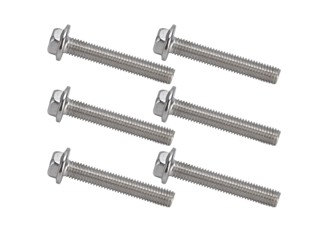 20 Parafusos M10x1,5 Em Aço Inoxidável A2-70 (m10*60)