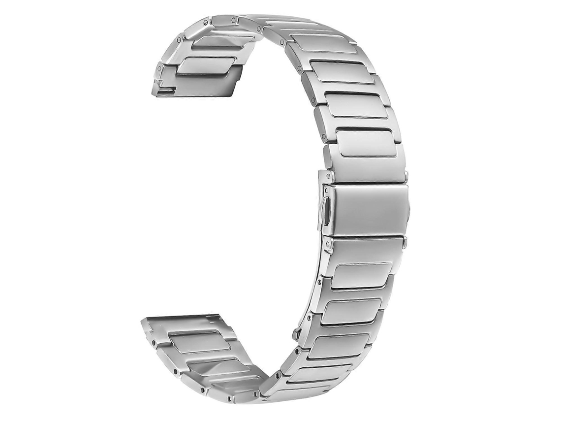 Pulseira De Relógio De Aço Inoxidável Prateada Para Huami Amazfit Gtr 4 46 Mm Olysi Shop