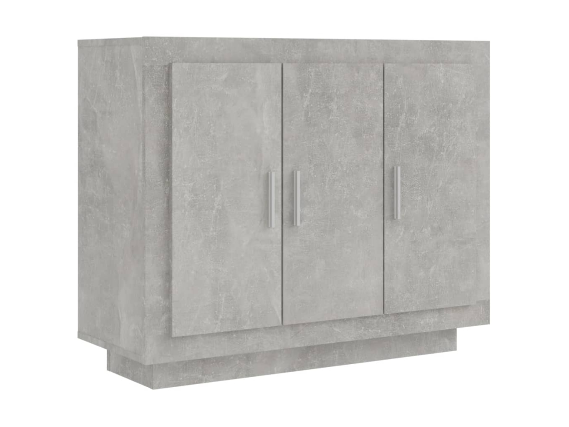 Aparador 92x35x75 Cm Madeira Processada Cinza Cimento MAISON EXCLUSIVE