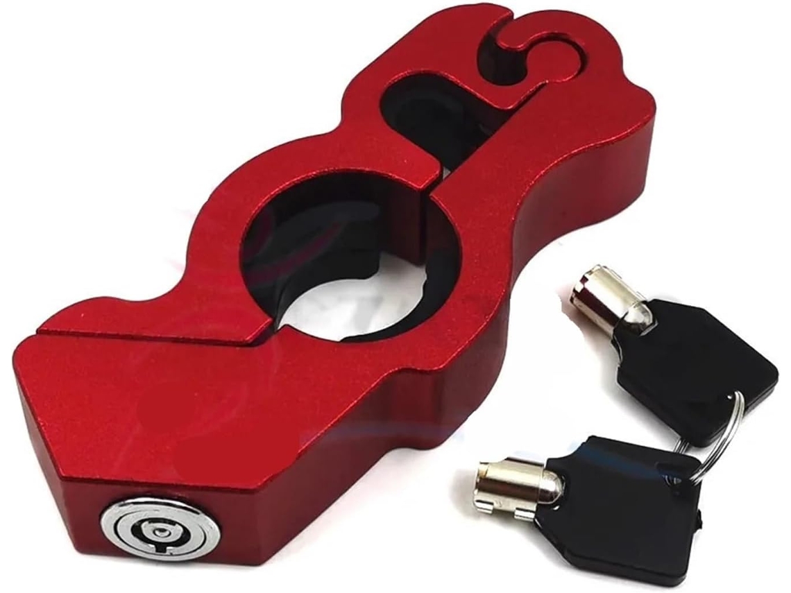 Cadeado para Guidão de Motocicleta Segurança Motocicletas em Formato U Trava Antifurto: Este Possui Design