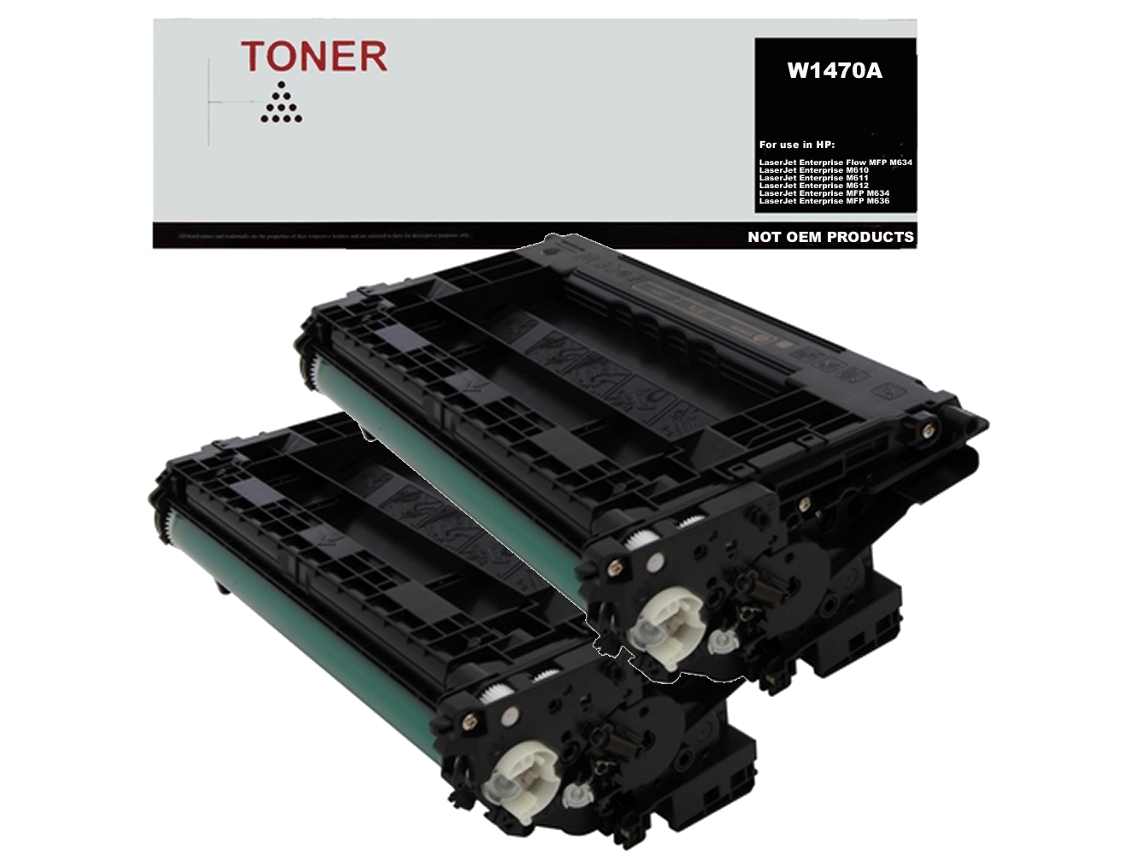 Cartucho de Toner GENÉRICO Compatível com Hp 147A (2unidades) - Preto