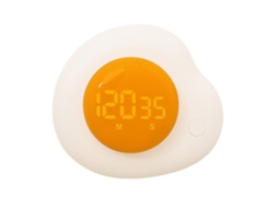 Temporizador Magnético Para Ovos, Temporizador De Cozinha Com Modos Avanço/retrocesso, Ideal Para Cozinhar, Estudar Ou Trabalhar, Na Cor Branca