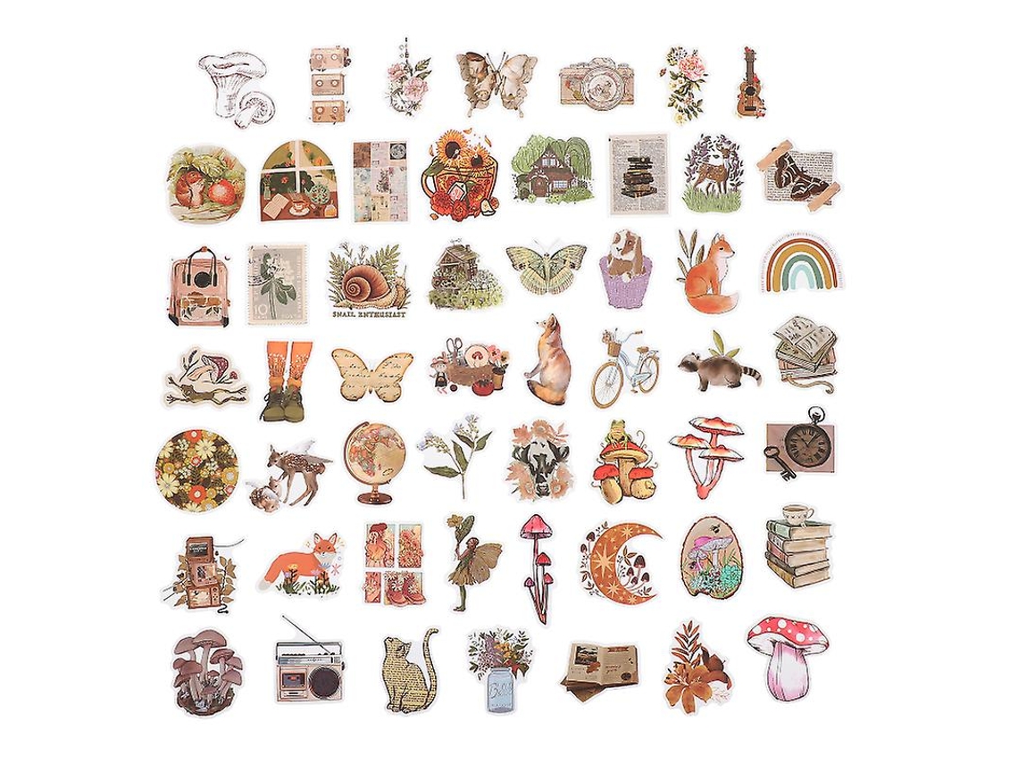 50Pcs Adesivos de Mala Faça Você Mesmo ALLINLESS