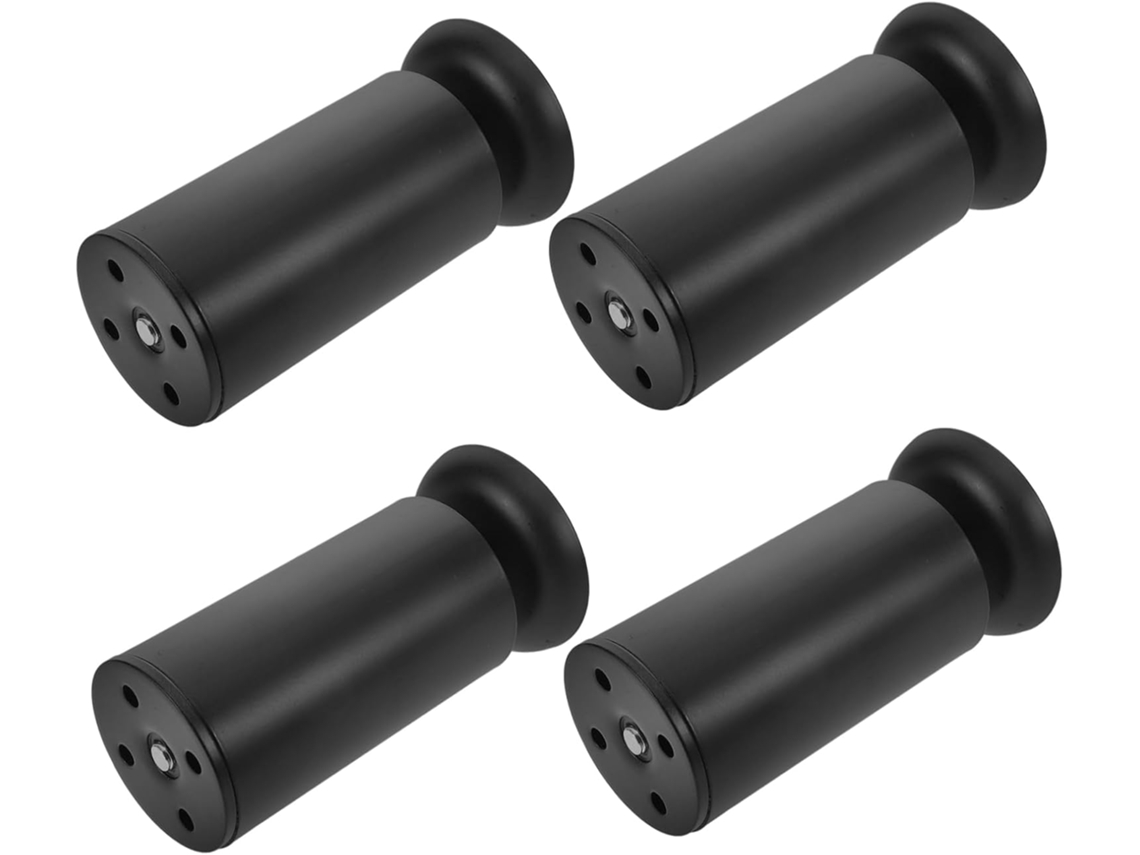 Conjunto De 4 Pés Aço Inoxidável Reforçado Para Móveis, Mesas, Sofás E Armários
