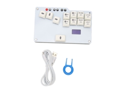Fighting Keyboard Mini Hitbox Fighting Stick Keyboard EOOCOO (design de Tecla Wasd de Controle de Jogo Arcade)