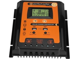 Controlador De Carga Solar Mppt Regulador De Painel Solar Com Display Lcd Com Bateria De Painel Solar Usb Duplo 12v/24v Display Lcd Zeuxo (70a)