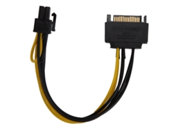 5pcs Adaptador De Cabo De Alimentação Sata 8pin Para 15pin Para Placa De Vídeo E Disco Rígido