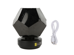 Lâmpada Projetora Céu Estrelado 3 Cores Usb Presente