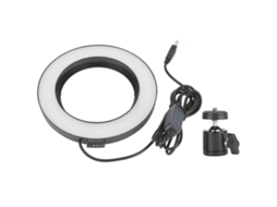 Luz Anular Led Ajustável De 6 Polegadas Para Fotografia, Vídeo, Estúdio, Câmera E Iluminação Para Selfie