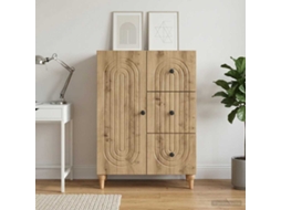Vidaxl Buffet Carvalho Arttisan 66 X 34,5 X 90 Cm Derivados De Madeira