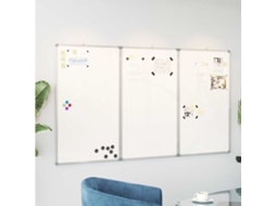 Vidaxl Quadro Branco Magnético Dobrável 120x100x1,7 Cm Alumínio