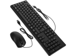 Lurelia Conjunto Teclado E Rato Com Fio, Silencioso, Compacto