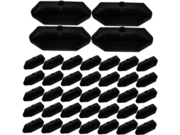 Conjunto De 100 Presilhas Para Decks Madeira E Plástico Com Encaixe