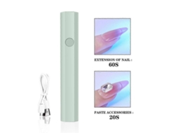 Mini Lâmpada Uv Para Unhas De Gel, Lâmpada Uv Portátil Para Unhas, Lâmpada Led Para Secagem De Esmalte Em Gel.