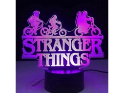 Luminária de Mesa com Ilusão 3d Inspirada em Stranger Things, com 16 Cores Que Mudam, Ideal para Decoração BRILVIBERA
