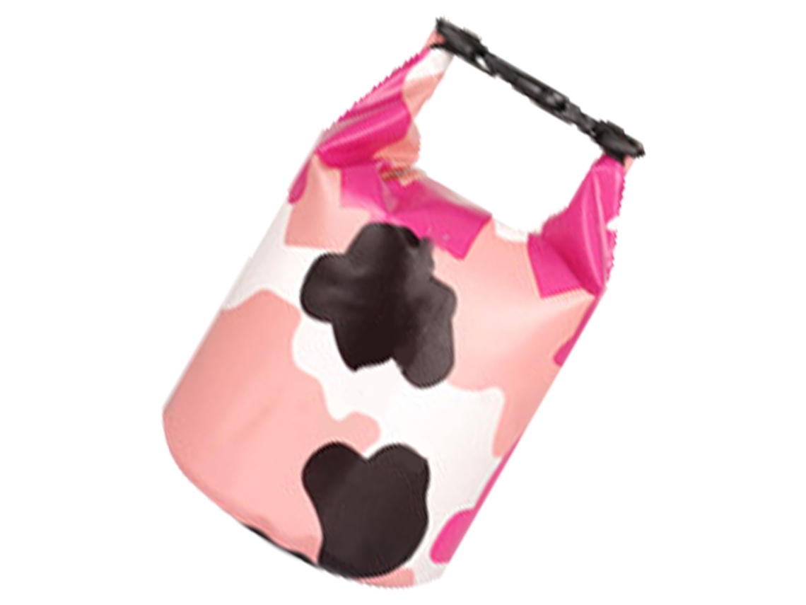 Saco Seco Impermeável Camuflagem Rosa 2l Sem Cinto