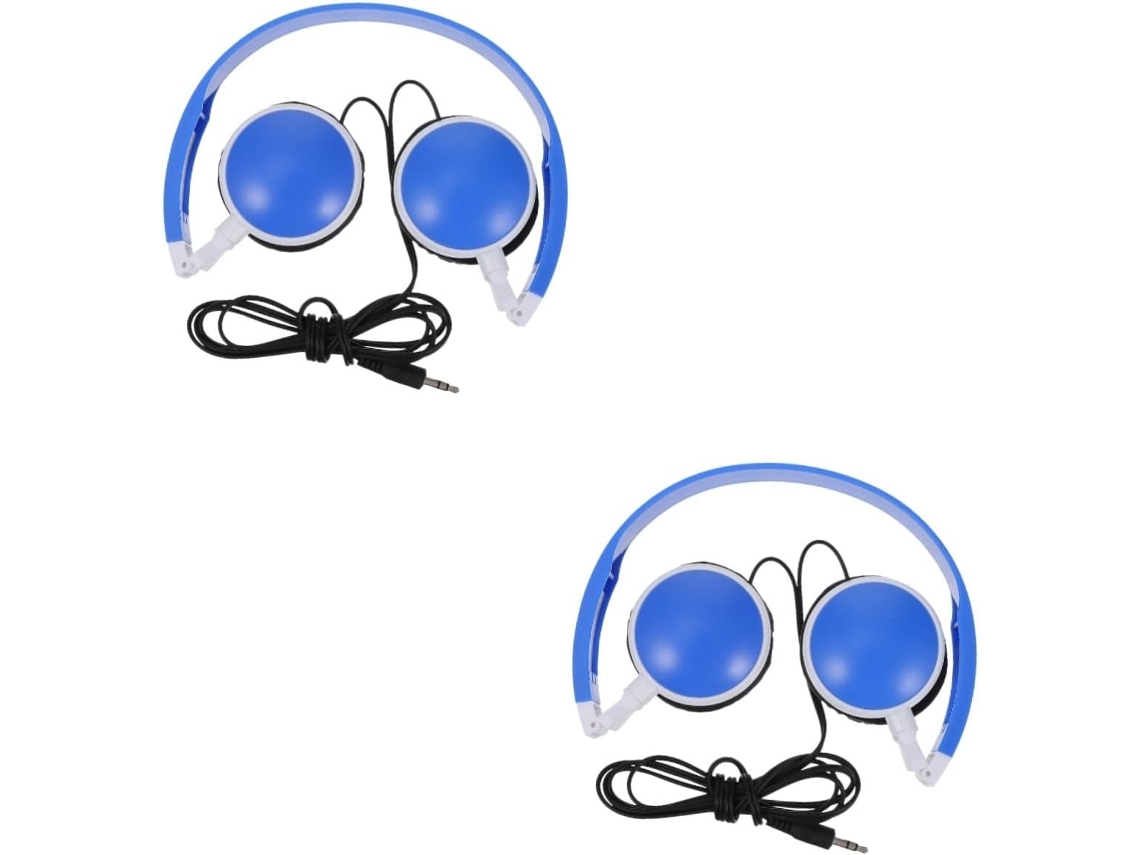 Doitool 2 Unidades Fone De Ouvido Dobrável Unissex Para Estudantes, Estéreo, Ideal Para Viagens De Avião E Música