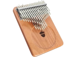 Mini Kalimba Meio Tom Kalimba Key C Madeira Maciça
