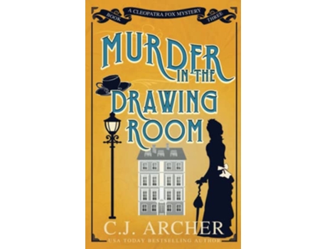 Livro Murder in the Drawing Room Cleopatra Fox Mysteries de CJ Archer (Inglês)